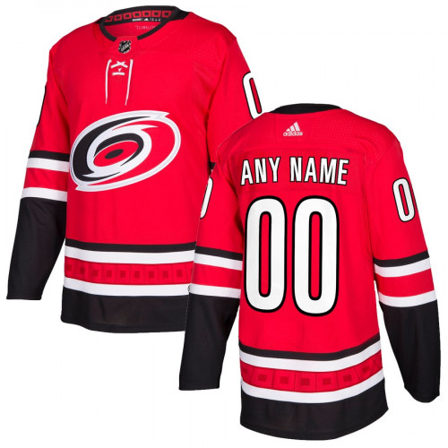 Men's Carolina Hurricanes Red Custom Name Number Size NHL Stitched Jersey